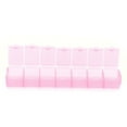 thumbnail image 1 of 7 Grid Plastic Box, 7 Small Grids Travel Repacking Box Divide Storage Container  For Store Earrings Necklaces Beads, Finger Rings Blue,Purple,White,Pink, 1 of 8