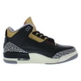 thumbnail image 2 of Air Jordan 3 CK9246-067 Sneakers Women's Black Leather Basketball Shoes PRO107 (Black,5), 2 of 5