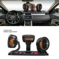 thumbnail image 3 of Ventilador de AUTOS de 3 Cabeza Portátil 2 Velocidades 360 Ventilador de Enfriamiento de Automóvil Giratorio Para La Escena de RV de Camioneta Van Truck, 3 of 7