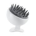 thumbnail image 2 of Cepillo del cuero cabelludo limpieza profunda compacta para húmedo y seco con cerdas suaves para el cabello ergonómico para la mujer de viaje, 2 of 9