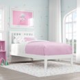 thumbnail image 1 of AFI Tahoe Twin Spindle Solid Wood Platform Bed in White, 1 of 13