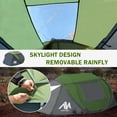 thumbnail image 3 of AYAMAYA Pop Up Tent 4 Person Tents for Camping with Skylight Waterproof Family Tent with Removable Rainfly Automatic Setup in Second 2 Doors & Side Windows 3-4 People Instant Easy P, 3 of 8