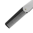 thumbnail image 2 of silver Portable Folding Pocket Combs For Men Oil Head Portable Beard Combs Hair Styling Product Combs  Man Women, 2 of 4