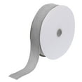 thumbnail image 1 of Unique Bargains Velvet Ribbon 1 1/2 Inch x 25 Yard Single Face Spool Silky DIY Crafts Gift Wrapping Bow Decoration Light Grey, 1 of 5