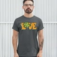 thumbnail image 3 of Tee Hunt Love T-Shirt St. Patrick's Day Clover Irish Shamrock Men's Novelty Shirt, Charcoal, XX-Large, 3 of 5