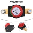 thumbnail image 3 of 275A Top Post Battery Disconnect Switch 12-48V Heavy-Duty Marine Battery Switch, 3 of 10