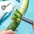 thumbnail image 4 of Kitchen Gadgets Stainless Steel Vegetable Peeler Carrot Cucumber Fruit Peeler With Storage Cucumber Shder Automatic Peeler for Kitchen Y Peeler for Shder Peeler Grater Cooking Stuff Peeler Set Pro s, 4 of 5
