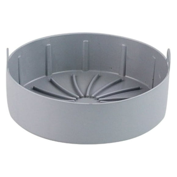 Olla de silicona Antiadherente Inteprter para Freidora de aire Cesta resistente al calor Gris 16cm