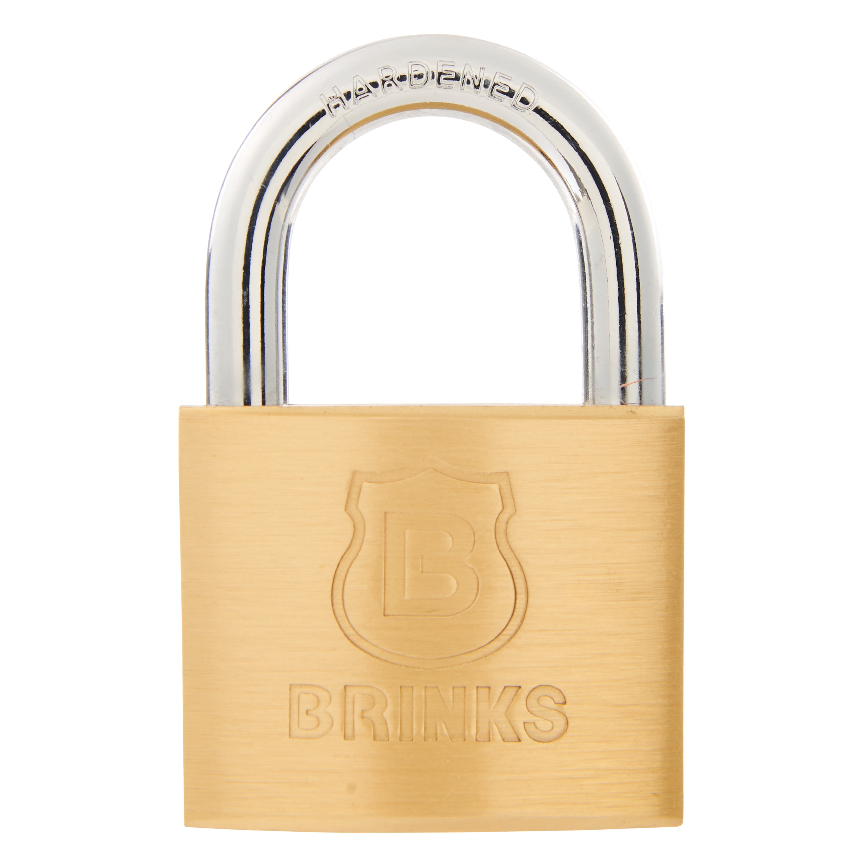 40mm Padlock Satin Finish 4 Keys Heavy Duty Hardened Steel Brass Cyclinder
