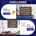thumbnail image 3 of Estuche expositor para monedas Challenge, diseño de Yopetox, de madera, bandera americana, 3 of 7