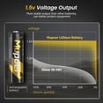 thumbnail image 3 of Pilas AA recargables Mupoer 1,5 V 3600 mAh, paquete de 4, 3 of 7