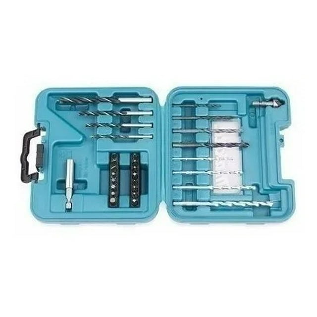 Juego De Brocas Y Punta 30 Accesorios Maletin D-47204 Makita