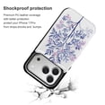 thumbnail image 2 of Blue Floral Watercolor Painting Leather Wallet Case for iPhone13 Wallet Case Card Holder Flip, 2 of 8
