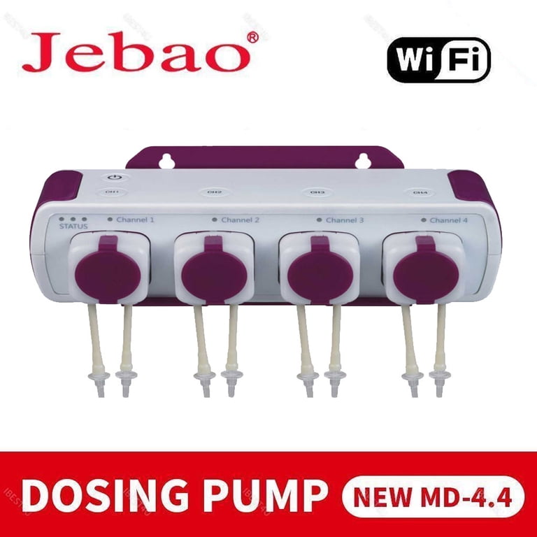 Jebao WiFi Dosing Pump Doser MD-4.4 Programmable Automatic Marine