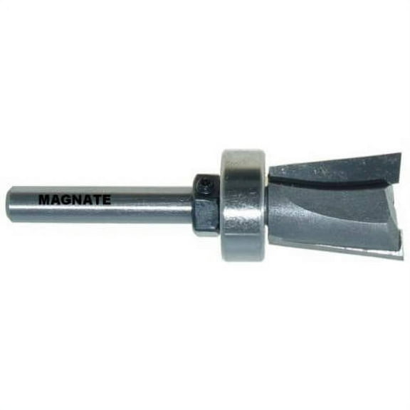 Magnate 484 Dovetail Router Bit with Top Bearing — 7 Degree; 3/4" Cutting Diameter; 7/8" Cutting Height; 1/4" Shank Diameter; 2-5/8" Overall Length