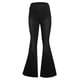 thumbnail image 4 of Pantalones acampanados vintage de mujer Pantalones de mezclilla con cinturo Pantalones L Salvador Vaqueros de mezclilla acampanados para mujer, 4 of 8