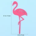 thumbnail image 2 of DECORNIJIA birthday cupcake toppers Flamingo Shaped Cupcake Picks Pink Decoration 2 Pcs, 2 of 8