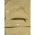 thumbnail image 4 of Little Donkey Andy Men's Lightweight Jackets Casual Windbreaker Stylish Laydown Collar Business Work Coat with Pockets khaki 3XL, 4 of 6