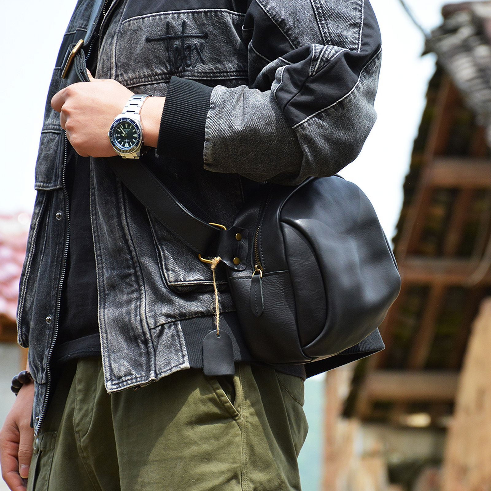 Cowhide crossbody clearance