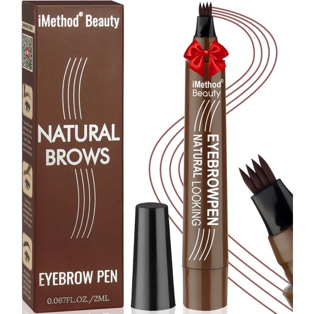 Bolígrafo para cejas iMethod Microblading, marrón rojizo, resistente al agua
