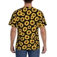 thumbnail image 3 of Bixox Men's Sunflower 6 Printed Short Sleeve Skinny Athletic T-Shirt, 3 of 6