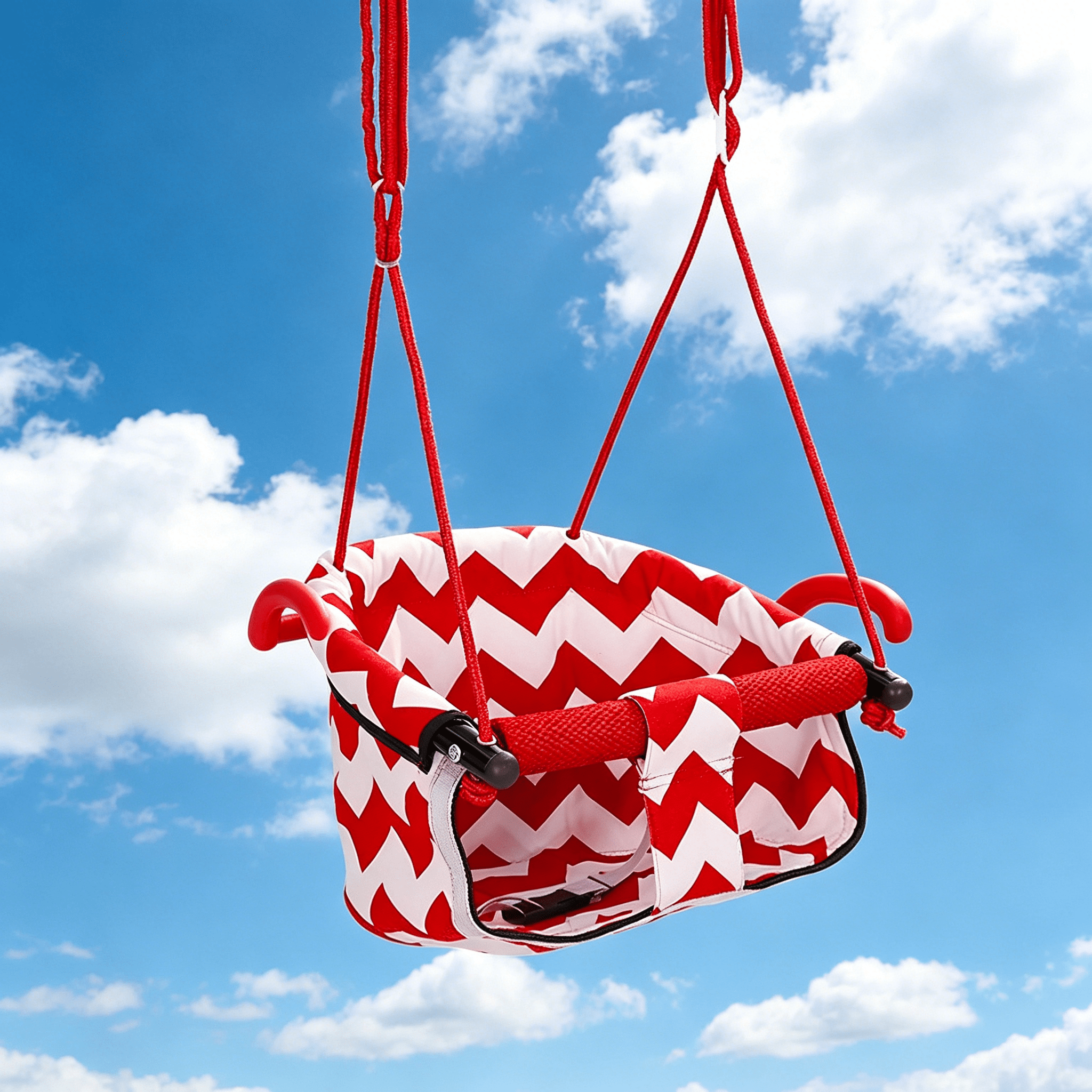 BESTSKY Premium High Back Full Bucket Toddler Swing Seat Indoor Outdoor Baby Swing for Ceiling,Porch,Doorway,Canvas Baby Swing Outdoor Toddler Swing Seat