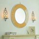 thumbnail image 4 of Set of 2 Candle Holders Wall Mounted Metal Candle Holders, Candle Holders for Wall Bedroom Living Room Decor, Black, 4 of 5
