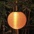 thumbnail image 1 of Lámpara de linterna solar LED 2x30 cm Ehuebsd luz colgante decoración al aire libre naranja, 1 of 6