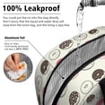 thumbnail image 5 of Lunch Bag Lunch Box for Women Reusable Insulated Lunch Bags,Water-Resistant Doughnut Pattern Cooler Lunch Tote Bag, Large Capacity for Work Travel Picnic, 5 of 6