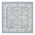 thumbnail image 2 of Unique Loom Charlotte Collection Area Rug - Carmel (10' Square Aqua Blue/Terracotta), 2 of 6