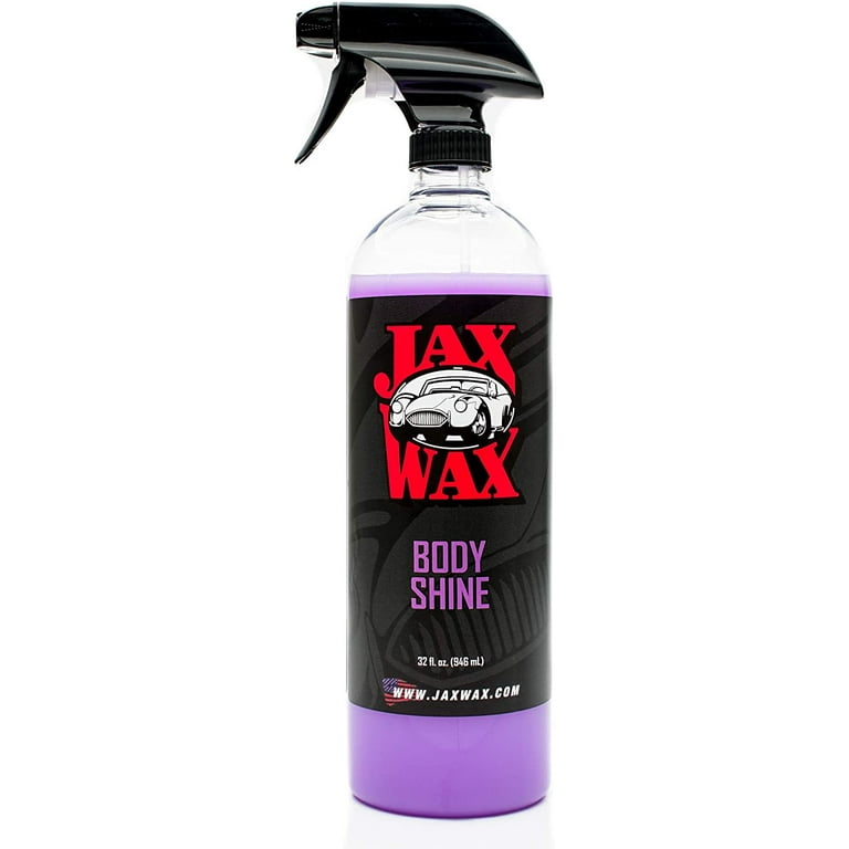 Jax Wax Body Shine Detailer - Spray Car Wax, 32 Oz 