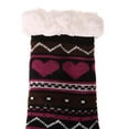 thumbnail image 3 of Dyfzdhu Women Winter Super Soft Warm Cozy Fuzzy -lined Heart Pattern With Gripp, 3 of 8