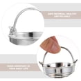 thumbnail image 4 of ColoMX 10 unids Plastic Mini Food Envase Portable Party Snack Bucket para el hogar de plata, 4 of 7