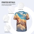 thumbnail image 3 of KLL Cloud Sleeping Cat for Men's Baseball Shirts,Short Sleeve Casual Shirts Button Down Shirt for Men Beach Summer Wedding Shirt-X-Large, 3 of 7