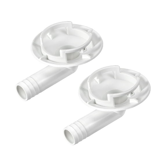 Uxcell Air Conditioner Drain Hose Connector Elbow Fitting for Mini-Split Units and Window AC Unit 40mm 2  Pack