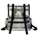 thumbnail image 2 of Bolsa Mochila transparente de PVC de estadio transparente para festivales de conciertos (negro) Ndcxsfigh Para Estrenar, 2 of 9