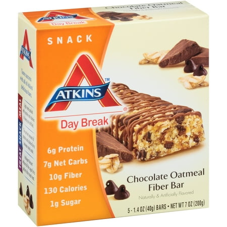 UPC 637480055475 product image for Atkins Day Break Bar Chocolate Oatmeal - 5 Bars | upcitemdb.com