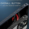 thumbnail image 5 of Funda protectora de TPU de fibra de carbono + PC transparente con cuatro esquinas y airbag a prueba de golpes para iPhone 13 serie MG, 5 of 5