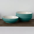 thumbnail image 2 of Noritake Colorwave Turquoise Set of 4 Soup/Cereal Bowls, 2 of 7