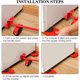 thumbnail image 5 of Juego de elevadores de muebles, kit para mover muebles pesados con deslizamiento suave para pisos de madera y alfombras, plataforma rodante para muebles para deslizar fácilmente electrodomésticos, 5 of 6