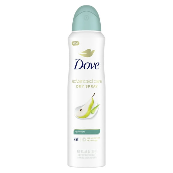 Dove Advanced Care Women's Antiperspirant Deodorant Spray, Rejuvenate Delicate Jasmine Scent, 3.8 oz