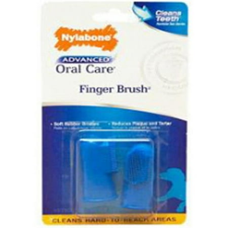 Nylabone Corp - bones - Advanced Oral Care Finger Brush 2 Count - NPD701P
