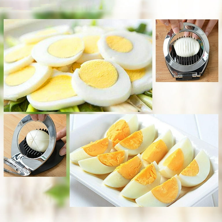 COMMERCIAL CHEF Egg Chopper, Safe and Easy to Use Food Chopper, Egg Cutter,  Mushroom Slicer, Strawberry Slicer and more for Salads, Garnish, and