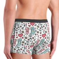 thumbnail image 4 of Men's Boxer Briefs, Cute Cartoon Couple Cat Heart Soft Comfy Mens Underwear Boxer Briefs Breathable With Widen Waist, 4 of 7