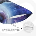 thumbnail image 5 of Daiia Astronauts Start Running Bedding Waterproof Pillow Protector Zippered Queen – Bed Bug Proof Pillow Encasement-14"x20", 5 of 9