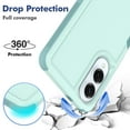 thumbnail image 6 of Allytechgroup Galaxy S25 Edge Case with Screen Protector, Full Body Shockproof Anti-Scratch TPC+PC No-Slip Grip Edge Drop Proof Phone Case for Samsung Galaxy S25 Edge, Mint, 6 of 6