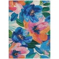 thumbnail image 2 of Addison Rugs Chantille Indoor/Outdoor Transitional Floral Navy Washable Rectangle Rug, 10' x 14', 2 of 6