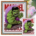 thumbnail image 1 of Kit Punto Cruz Hulk Impreso Hilo Algodón Ecológico Bordado 11CT 30x40cm, 1 of 9