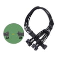 thumbnail image 2 of for RTX4080 and RTX4090 Series 3x 4x 8Pin Male to PCIE 16-Pin Elbow Head Cable Streamlined Cable 12VHPWR PCIE5.0, 2 of 5