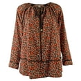 thumbnail image 3 of Women's Peasant Blouse Top-P-XS, 3 of 3